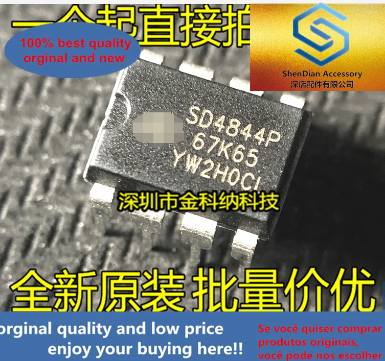 10Pcs Alleen Orginal Nieuwe SD4844P67K65 SD4844P DIP8 Lcd Power Chip Ic