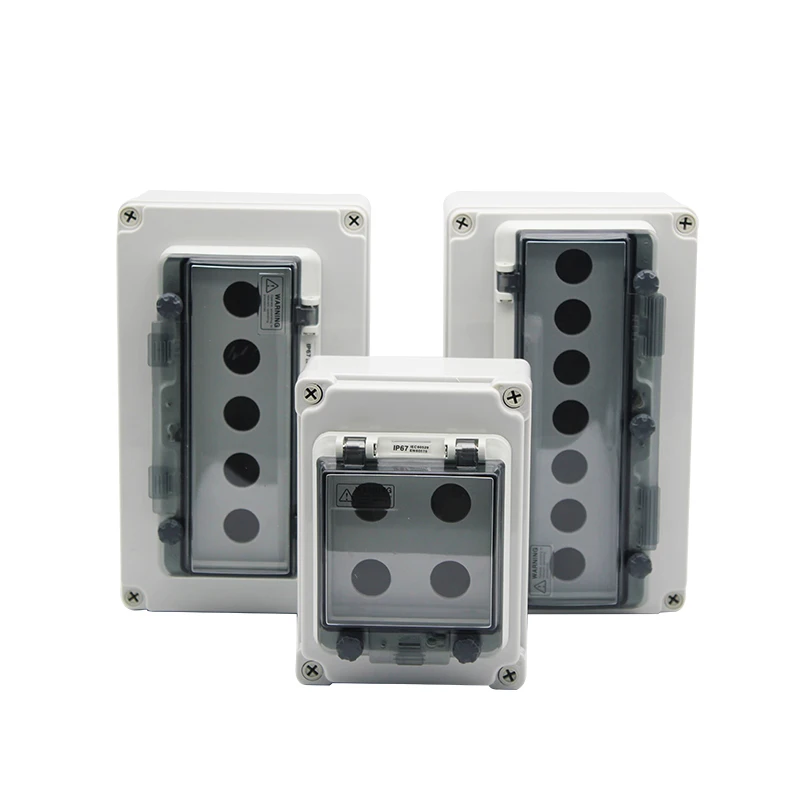 

One hole indoor and outdoor waterproof button switch control box plastic rainproof electric control box electric box electrical