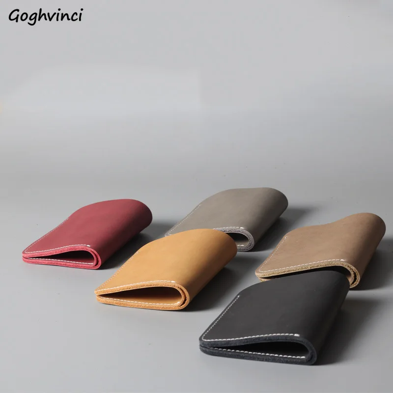 Hochwertige Brieftaschen kurze Mini hand gefertigte einfache Echt leder Mode Unisex Geldkarte halter Veranstalter Geldbörse getäfelt
