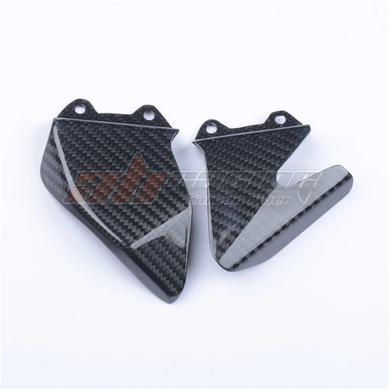 Motorcycle Rearset Foot Mount Heel Guard Plate Cover Cowl Farings For MV Agusta F4 Full Carbon Fiber 100%