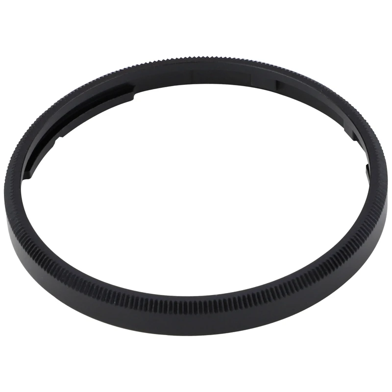 Haoge RRC-GR3XB Black Metal Decorate Ring Cap for RICOH GR3X/GRIIIX Camera Replaces GN-2