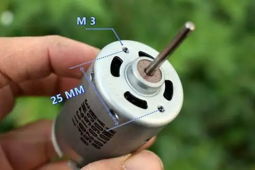 JOHNSON RS-545 Carbon Brush Motor DC12V 25600RPM High Speed High Power Knurled shaft for Electric Drill Garden Tools