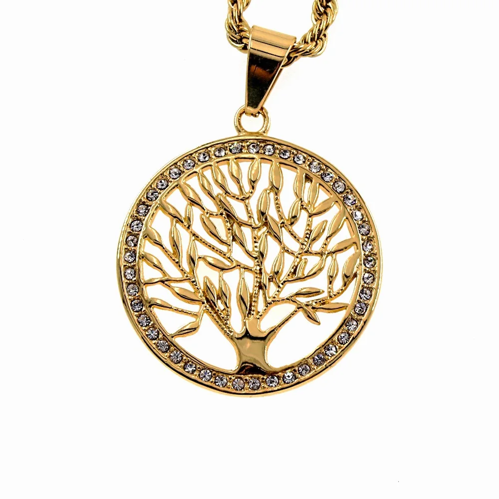 Mens Necklace Tree of Cabala Pendant Long Necklace Women Kabala/Qabalah/Kabbalah religious Necklace