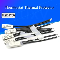 KSD9700 5A 250V 15C 55C 60C 75C 80C 85C 90C 95C 100C 155C NO NC Thermostat Thermal Protector fuses Temperature Switch