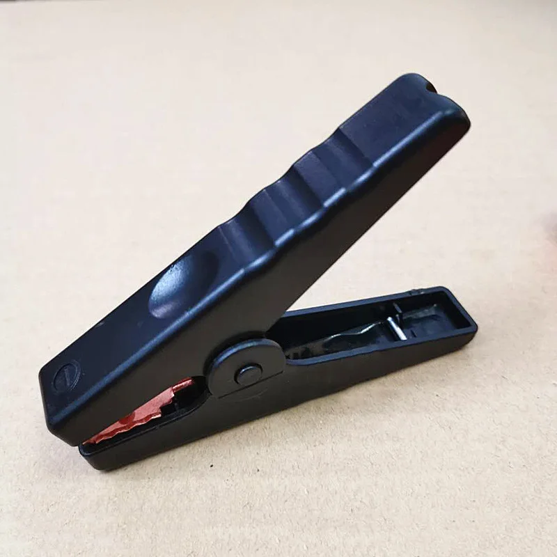 100A crocodile clip red black insulation clip 100mm long test clip electrician clip car start battery clip