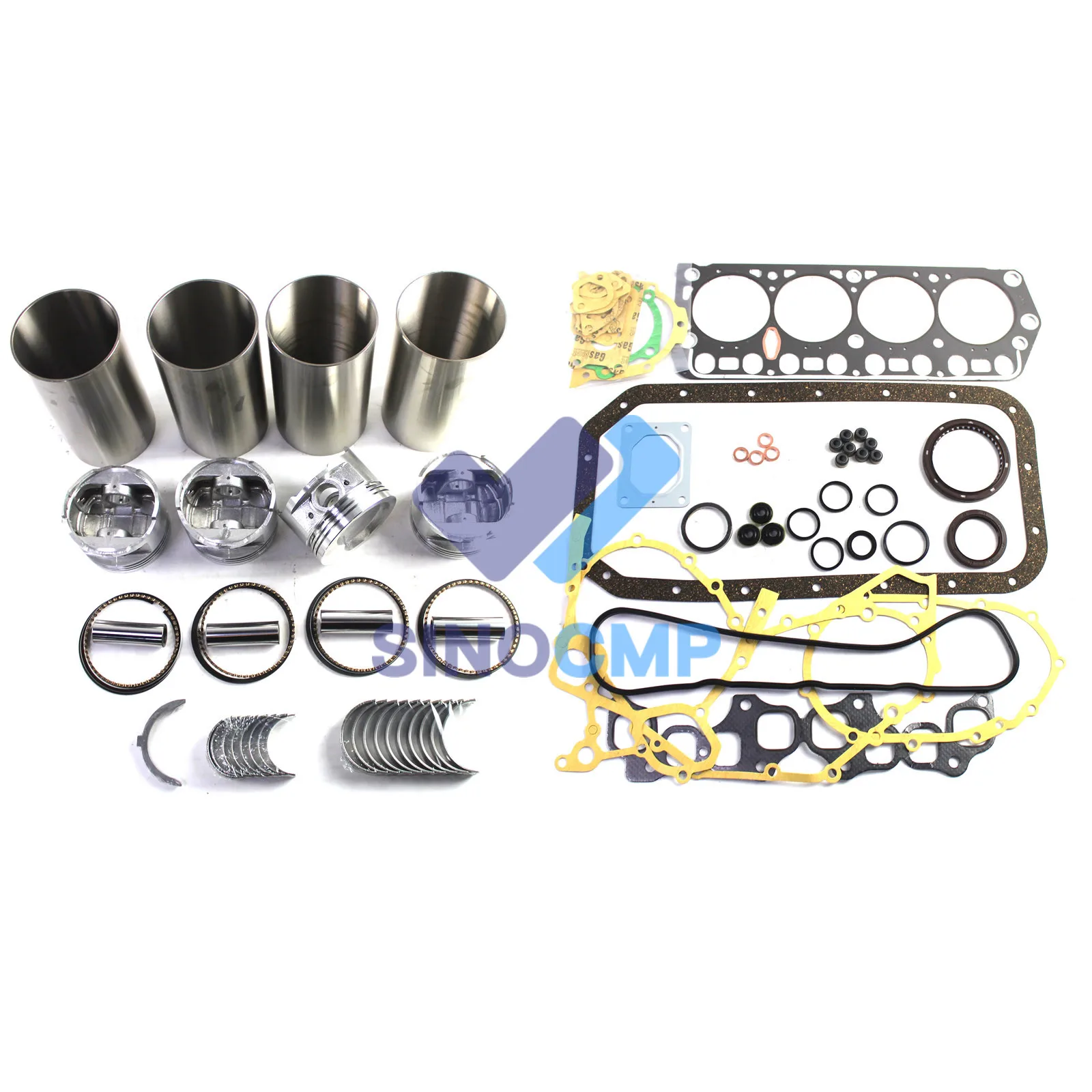 

4Y LPG Engine Rebuild Kit for Toyota 5-7FG10-30 forklift Truck 04111-20301-71 Excavator