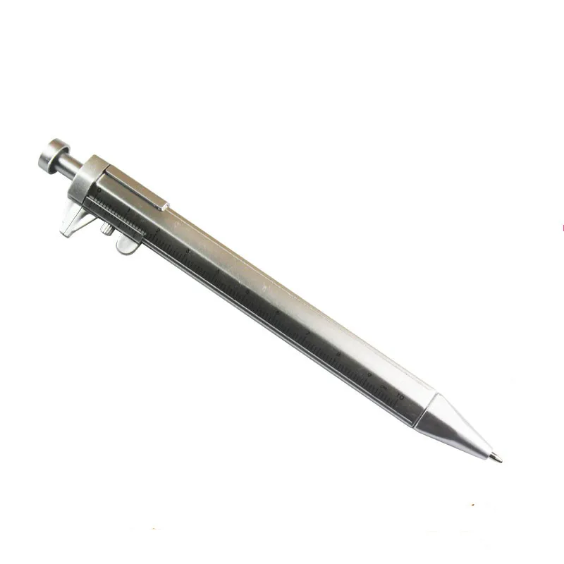 พลาสติก Vernier Caliper ประเภทเครื่องเขียนปากกาลูกลื่นนักเรียนเครื่องมืออเนกประสงค์0-100Mm Caliper