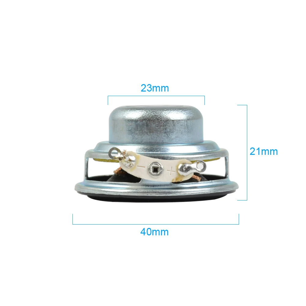 AIYIMA – Mini haut-parleurs portables, 40MM 4 Ohm 5W, gamme complète, côté en caoutchouc NdFeB magnétique, son Home cinéma, 2 pièces