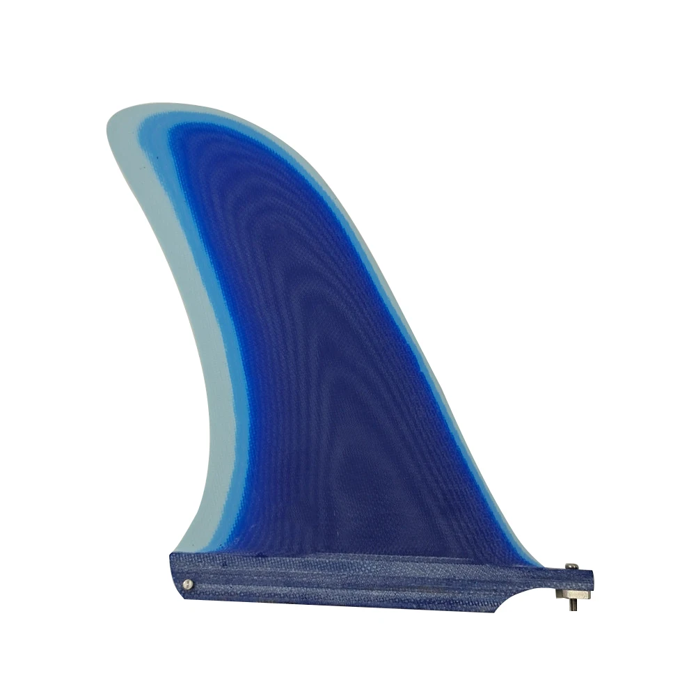 New Arrival Surfboard Longboard Fins Fiberglass 10.5 inch Single Fin Blue Color Fin Surfboard Fin 10.5 inch Single fin