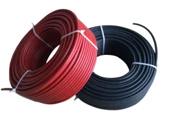 10 mm2 Solar  PV Cable PV1-F 1*10mm2 Single-core Stranded Cable Electric Wire 10meters/lot TUV Aprroved