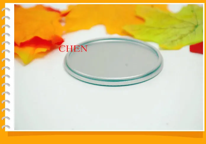 シルバー、金属、ネジ37 52 55 58ミリメートルレンズキャップ、スクリュー、ねじフロントキャップ、マット仕上げ