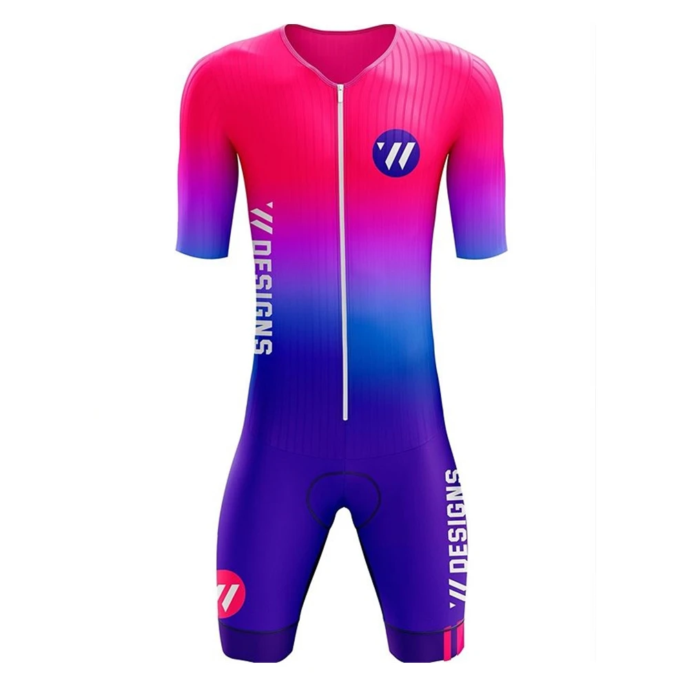 Vvsportsdesigns 2020 Ciclismo uomo Triathlon tuta manica corta maglia da bici abbigliamento Racing Pro Team tuta Ropa Ciclismo Suit