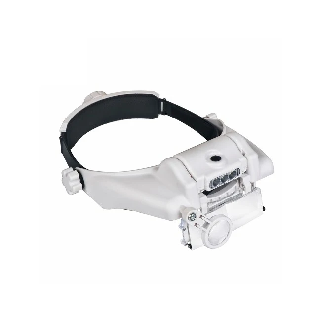 Glasses Loupe Watchmaker Repair Tool Glasses Magnifier LED Headband Magnifying Glass 1.5x 2x 2.5x 3x 3.5x 8