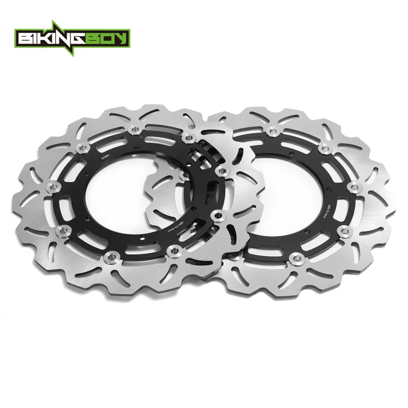 BIKINGBOY Front Brake Discs Rotors Disks For KTM Adventure 790 890 1050 1090 1190 Super Adventure 1290 R S 17 18 19 20 21 22 Set