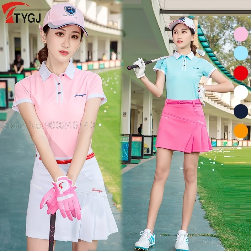 Summer Women\'s Short Skirt Pleated Golf Skirt Casual Outdoor Sports Girls Skirt Slim Fit Badminton Tennis Skorts XS-XXL Choose