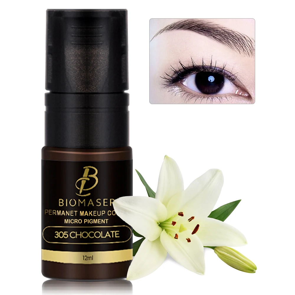 Biomaser-Pigment de maquillage professionnel en continu, encre de tatouage, pigment de microblading, longue durée de vie, blogueur oculaire, légion,