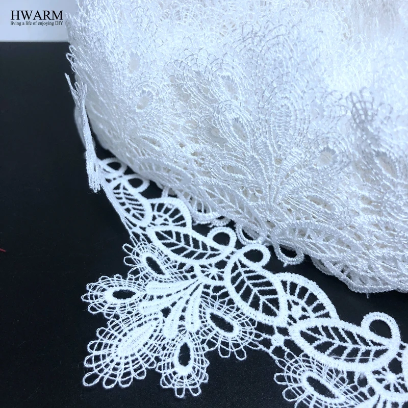 free shipping 10yard 5.8cm leaf arts craft sewing lace fabric DIY High quality polyester fine water soluble lace in stock ribbon