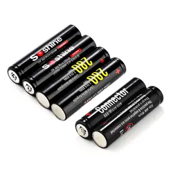 4PCS/Pack Soshine Safe Transport LiFePO4 10440 3.2V 280mAh Rechargeable Battery with Battery connector