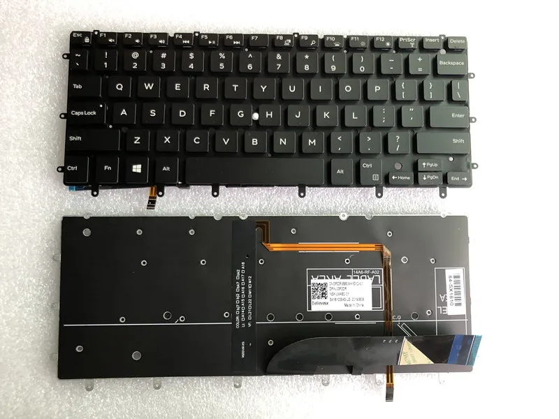 Nowość dla Dell Inspiron 13 7000 7347 7348 15 7547 15 7548 klawiatura US podświetlana 0DKDXH NSK-LS0BW