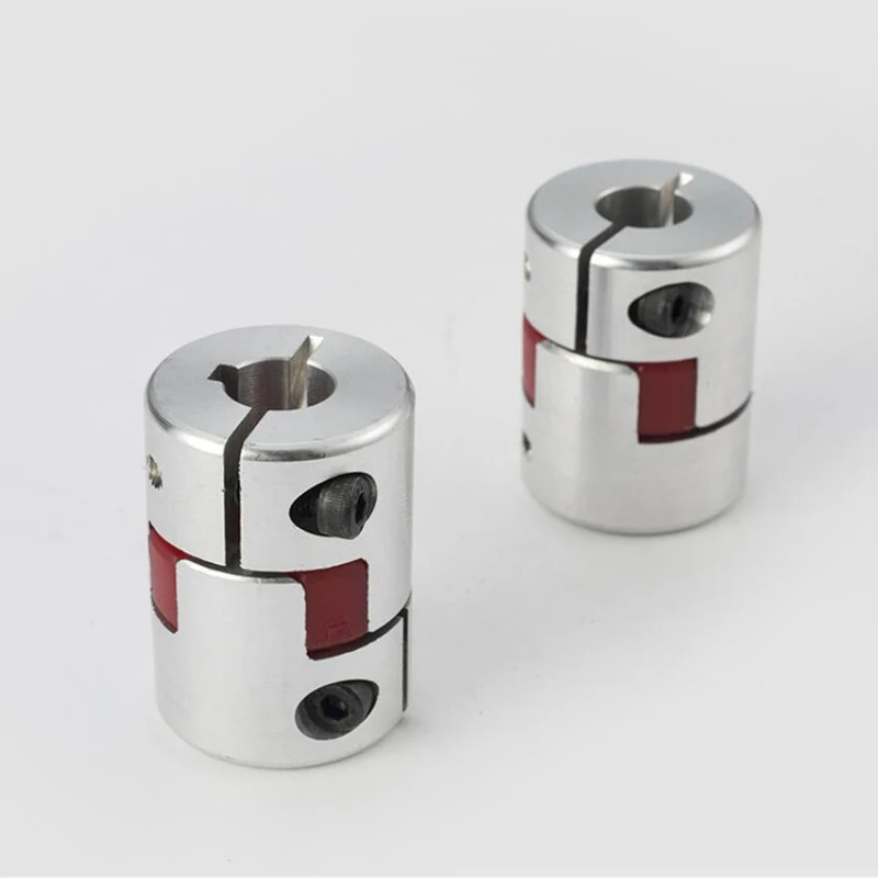 D30L40 Coupler D30 L40 Three Jaw Aluminium Plum Flexible Shaft Coupling Motor Connector Flexible Coupler 5/6/6.35/8/10/12mm
