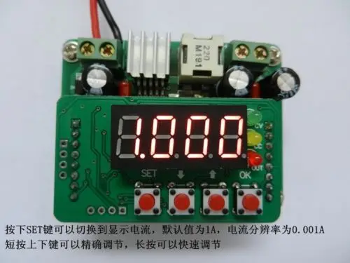 

Регулируемый понижающий модуль B3603 3A LCD 0-36V 0-3A