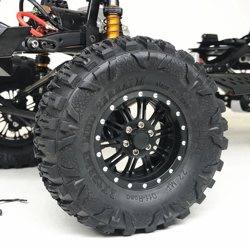 

4PCS Aluminum Alloy 2.2 Inch Beadlock Wheel Rims for 1/10 RC Rock Crawler Axial SCX10 RR10 Wraith ax103007 Traxxas TRX4