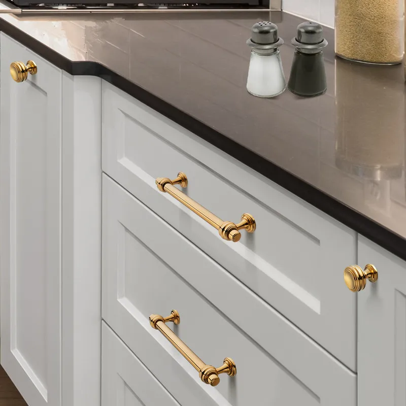 Modern Cabinet Handles Kitchen Handles Drawer Knobs Handles for Furniture  Cupboard Pulls SN Gold Furniture Door Handle - AliExpress 13