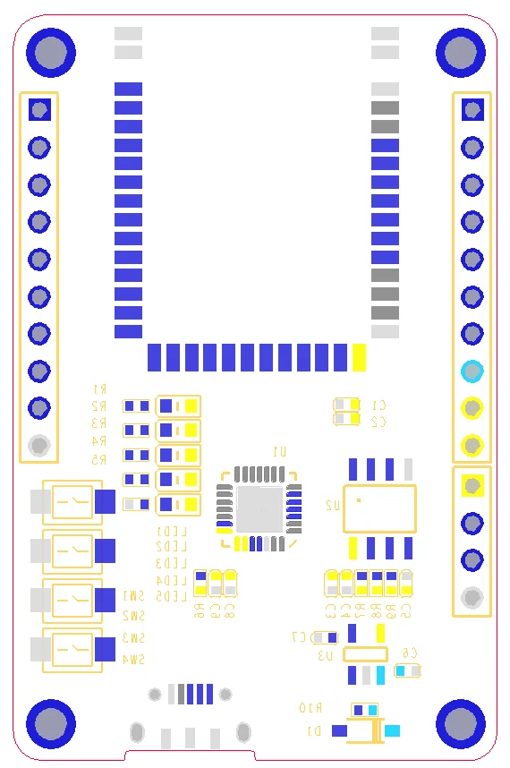 NRF52832/NRF52840 Mini BLE5/BLE4.2สนับสนุน MicroPython