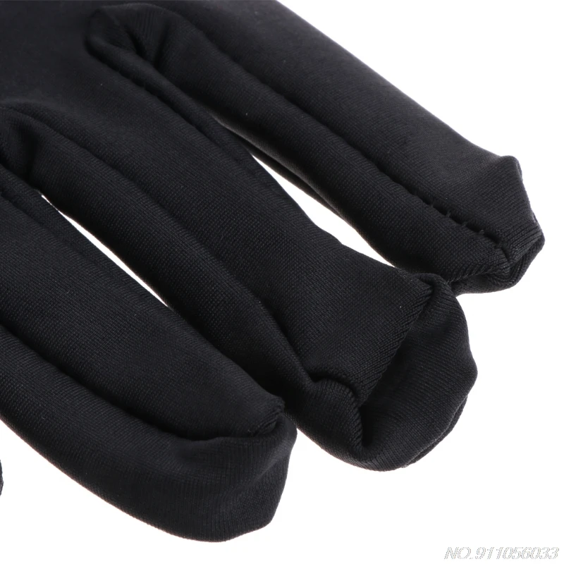 Jewelry Gloves Black Inspection With Soft Blend Cotton Lisle For Work 20 Dropshipping