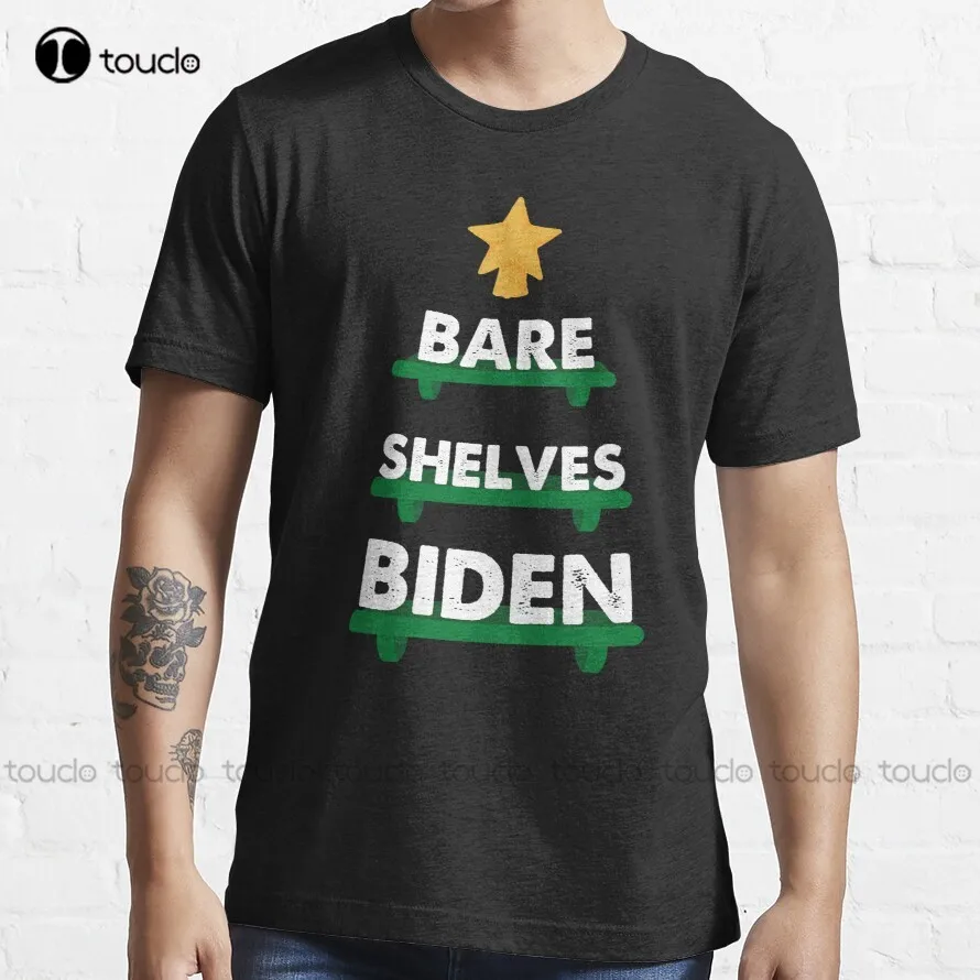 Bare Shelves Biden T-Shirt Tshirts Shirts For Men Custom Aldult Teen Unisex Fashion Funny New Xs-5Xl Fashion Funny New