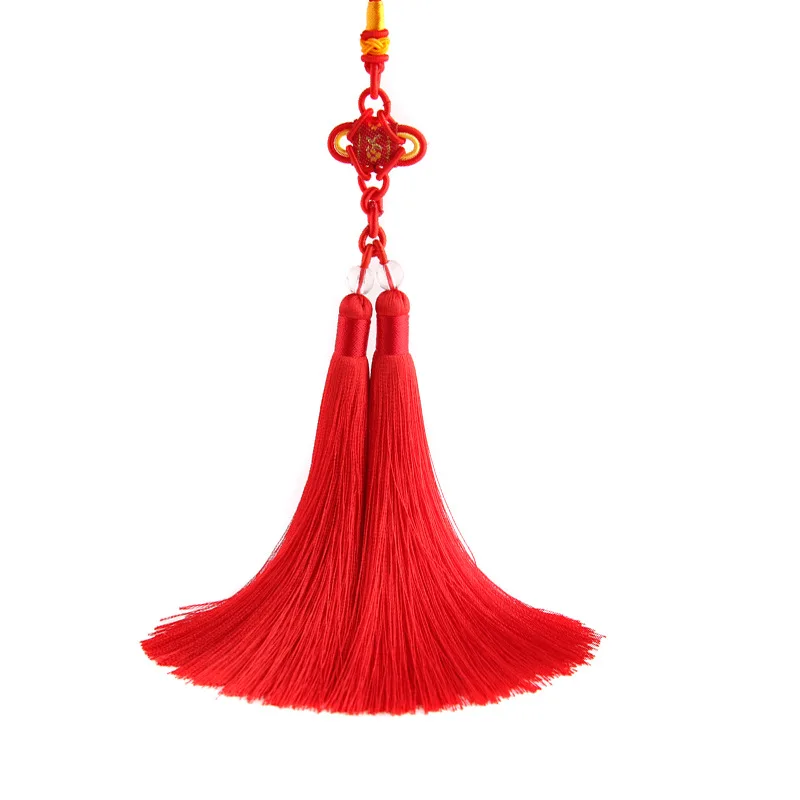 1PCS Silk Chinese Knot Hang Tassel Fringe Accessories Home Textile Curtain Jewelry Findings Pendants Craft Decorative Tassels