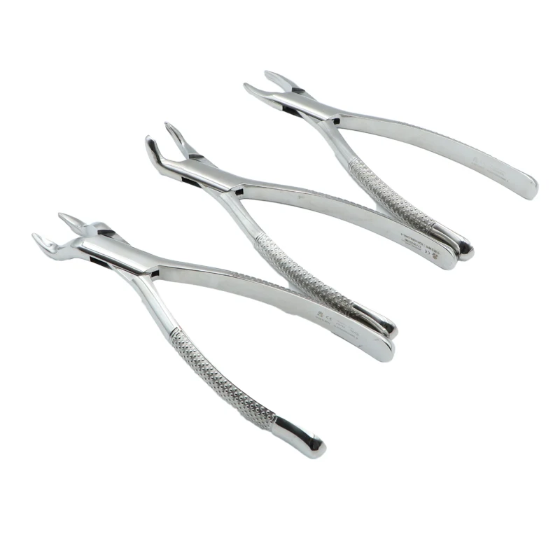 1pc Dental Extraction Forceps for Adult Stainless Steel Dental Surgical Tool Instruments Full Mouth Teeth Use in Dentist