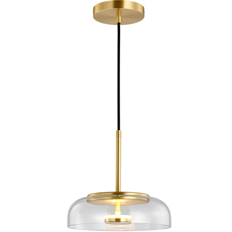 

Modern Led Glass Pendant Lights Fixture Luminaire Kitchen Dining Room Hanging Lamps Suspension Bedroom Home Lighting Decor Gold