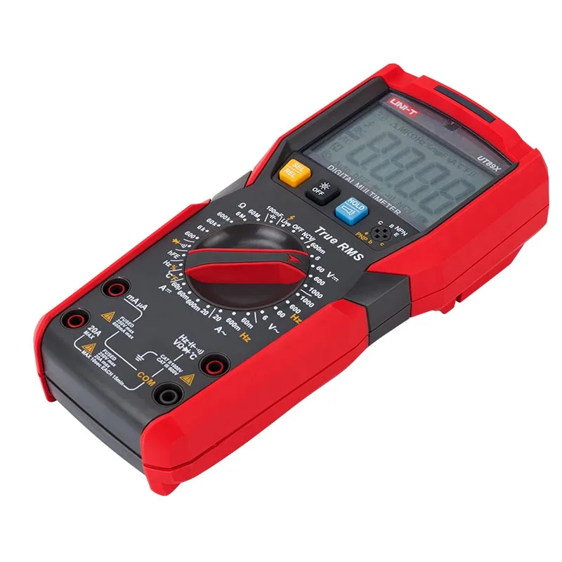 UNIT UT89X UT89XD Mini Handheld Digital Multimeter AC DC Voltmeter Capacitance Resistance Tester True RMS NCV 20A Current