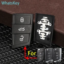 3 Buttons Remote auto Rubber Car Key Pad  For VW Golf 7 4 5 Mk7 For Skoda Octavia A7 Polo For Seat Leon Altea Ibiza Part