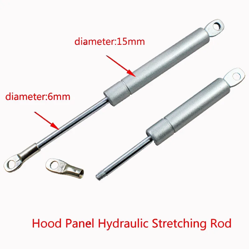 1 PC ความยาวเต็ม 249 มม.ช่วง Hood ประตูไฮดรอลิก Rod สนับสนุน Rod telescopic ดึง Rod ยืด Rod บัฟเฟอร์ PNEUMATIC Rod