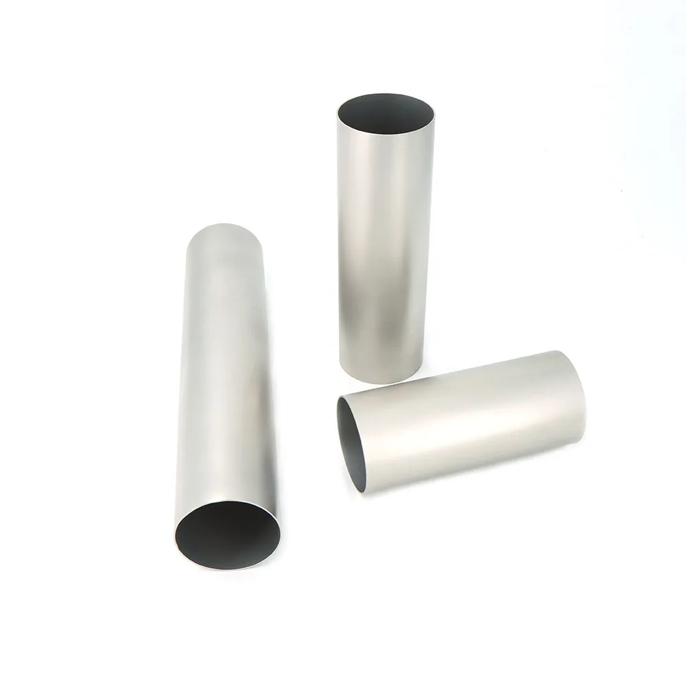 car Exhaust pipe 51mm 63mm 76mm titanium alloy exhaust pipe silencer tail pipe titanium alloy welding material