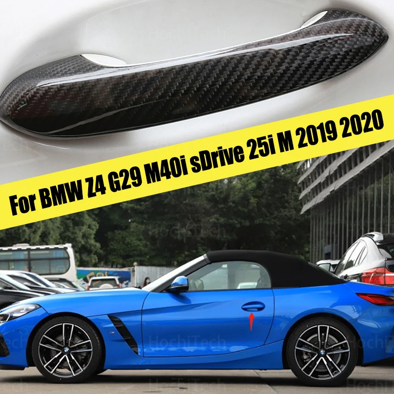 

Car Styling Real Carbon Fiber Outer Door Handle Cover for BMW Z4 G29 M40i SDrive 25i M 2019 2020