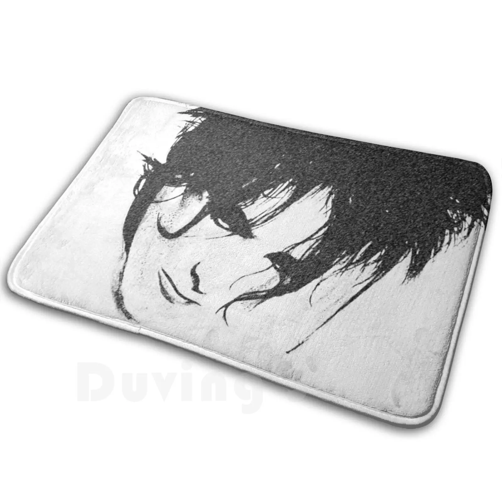 Smith Carpet Mat Rug Cushion Soft The Cure Robert Smith Band Music Uk Dark Post Punk New Vawe Lullaby Sadness