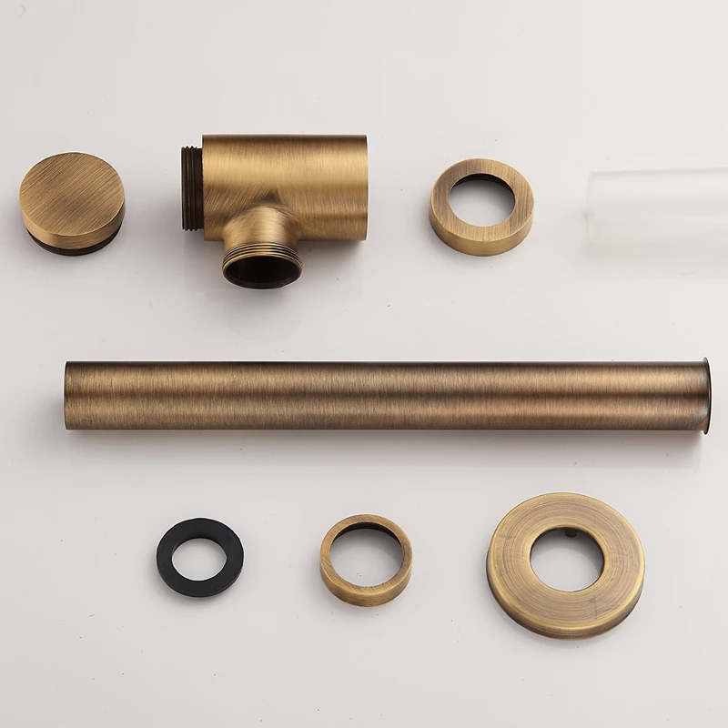 Imagem -03 - Sifão para Pia de Banheiro Conjunto Moderno com Filtro e Tampa para Pia Acessório de Renovação