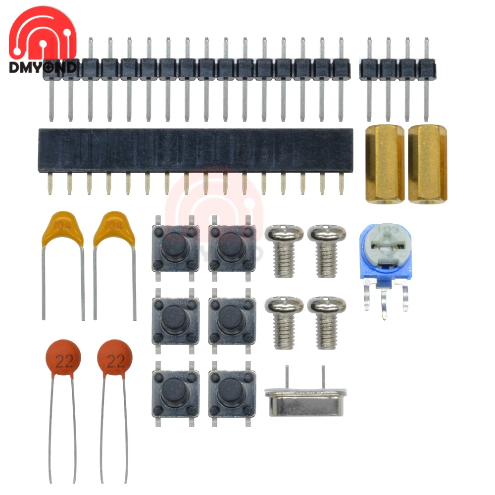 1 Set DDS V2.0 generatore di segnale 1-65535HZ funzione digitale generatore di segnale sinusoidale/triangolo/sega quadrata Rev Kit fai da te onda