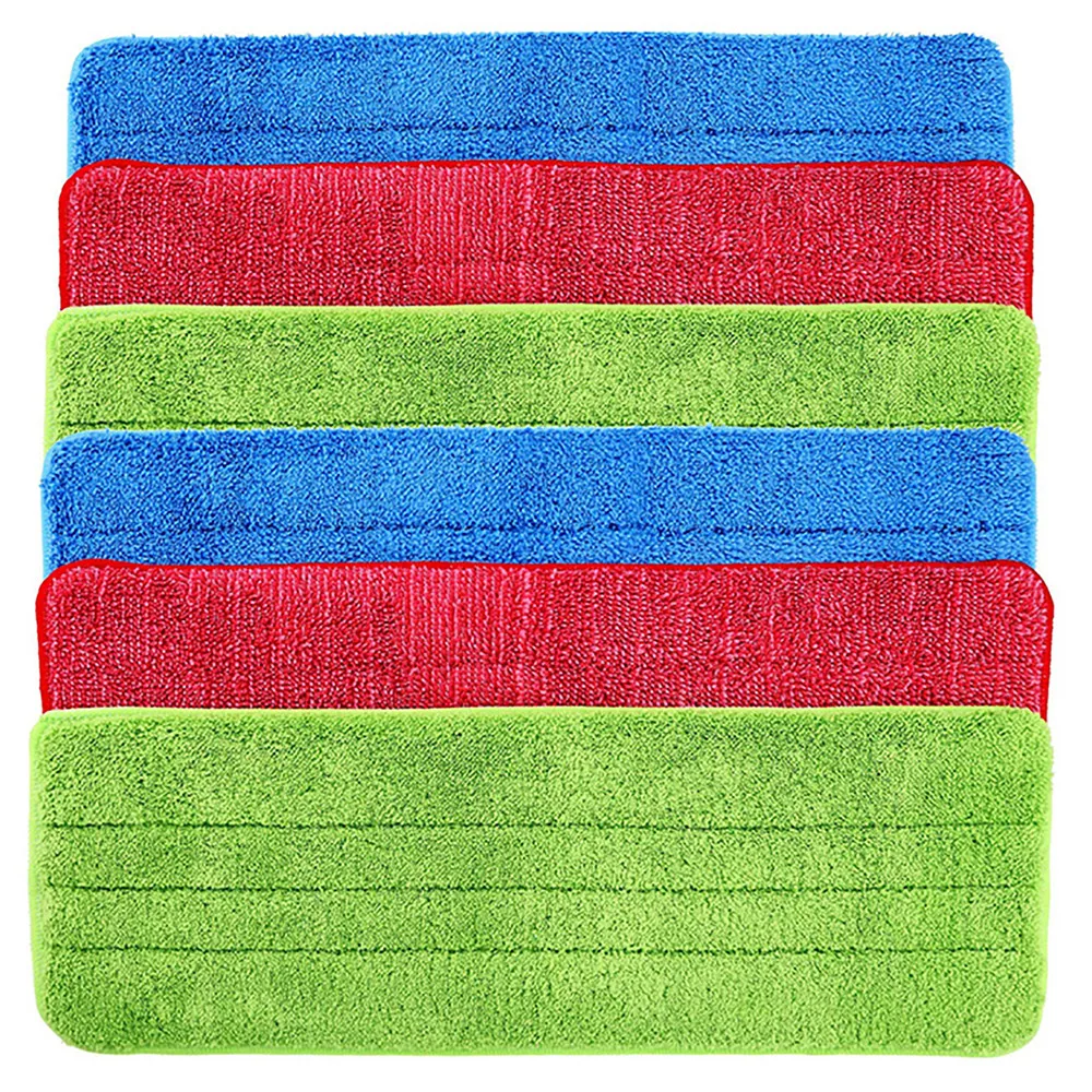 Replacement Microfiber Cleaning Cloth 14 x 46cm Water Spray Mop Pad for Flat Rotary Mop Machine Accessories