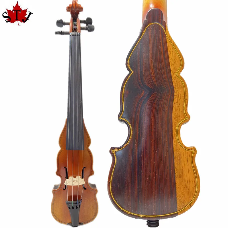 

7 3/4" Mini violin,baroque style fancy Pochette handmade violin,great and clear sound #14428