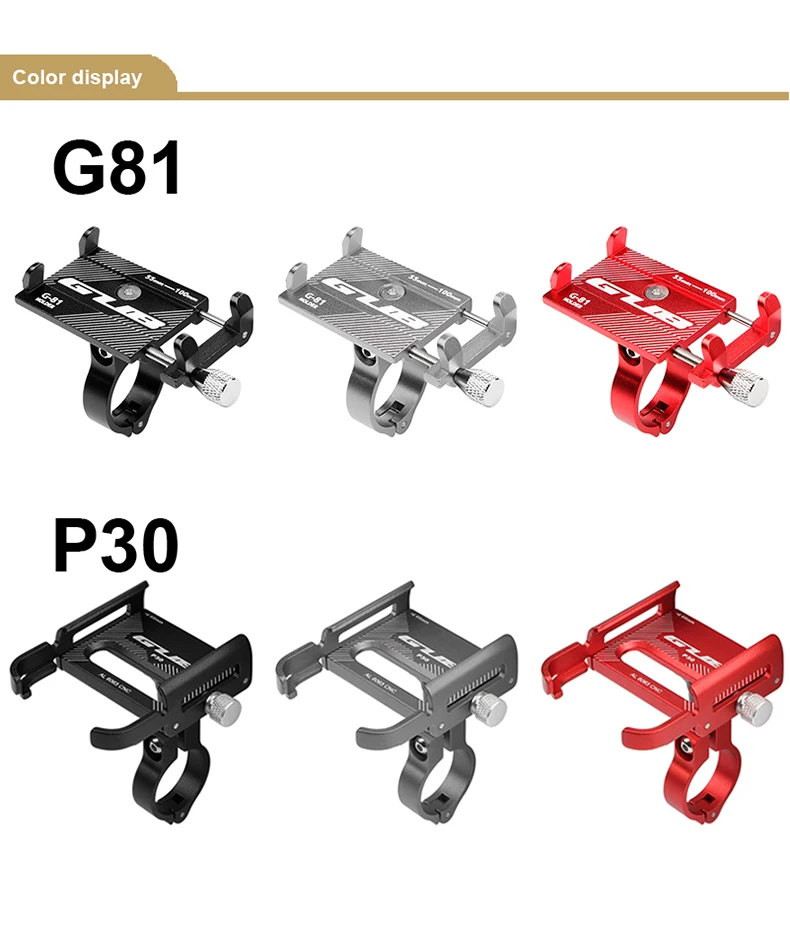 HSSEE Fahrrad-Telefonhalterung, CNC-Aluminiumlegierung 360° ° Rotierender MTB-Telefonhalter Fahrrad Moto Unterstützung Telephong Fahrradzubehör – Detail 9
