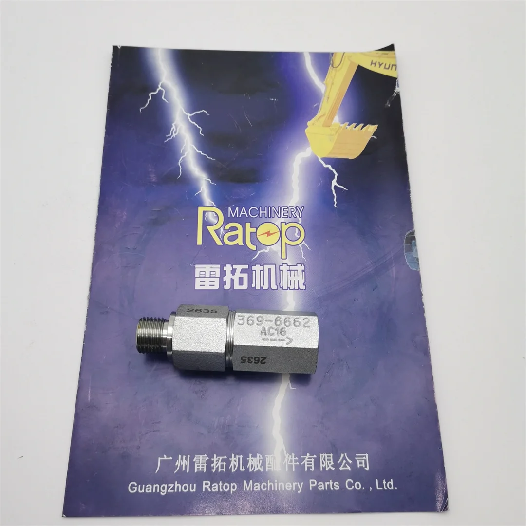 369-6662 3696662 Regulator 320D 330D Excavator Fuel Rail Pressure Relief Limiter Valve