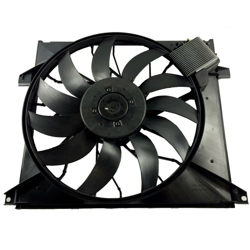 Brushless Motor Radiator Cooling Fan Assembly A1635000293 A1635000393 for Mercedes W163 ML55 AMG 2000 2001 2002 2003