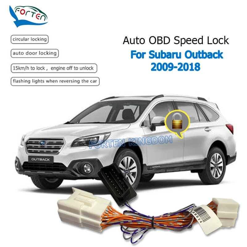 

Forten Kingdom Car Auto OBD Door Speed Lock & Unlock Device 4 Door For Subaru Outback 2009-2017