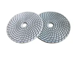 10 Pieces 5 Inch 125mm Abrasive Diamond Wet Polishing Pad Grinding Disc For Cleaning And Grinding Granite Stone Concrete Marble