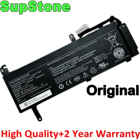 SupStone 샤오미 게이밍 노트북용 노트북 배터리, G15B01W, 15.6 인치 i5 7300HQ GTX1050 GTX1060 1050Ti/1060 171502-A1, 신제품