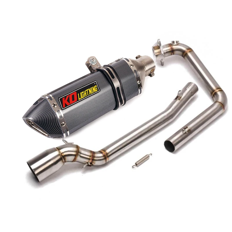 Exhaust Front Pipe Modified Connect Tube Exhaust Pipe 51mm Slip On Muffler DB Killer For Suzuki GSX-R125 GSX-R150 Motorcycle